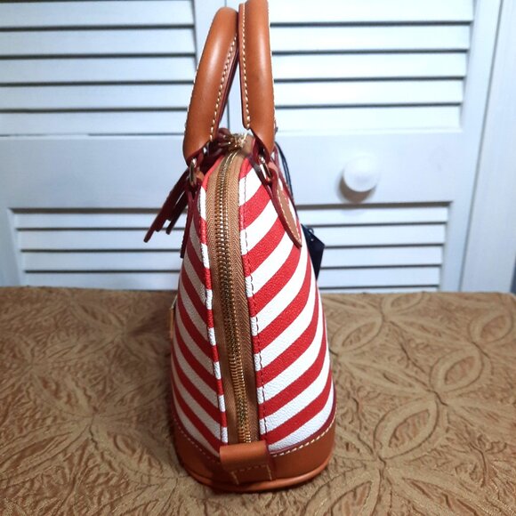 Dooney & Bourke Bitsy Bag NWT Dooney Bourke Red and White Striped Bitsy Bag - Picture 14 of 14